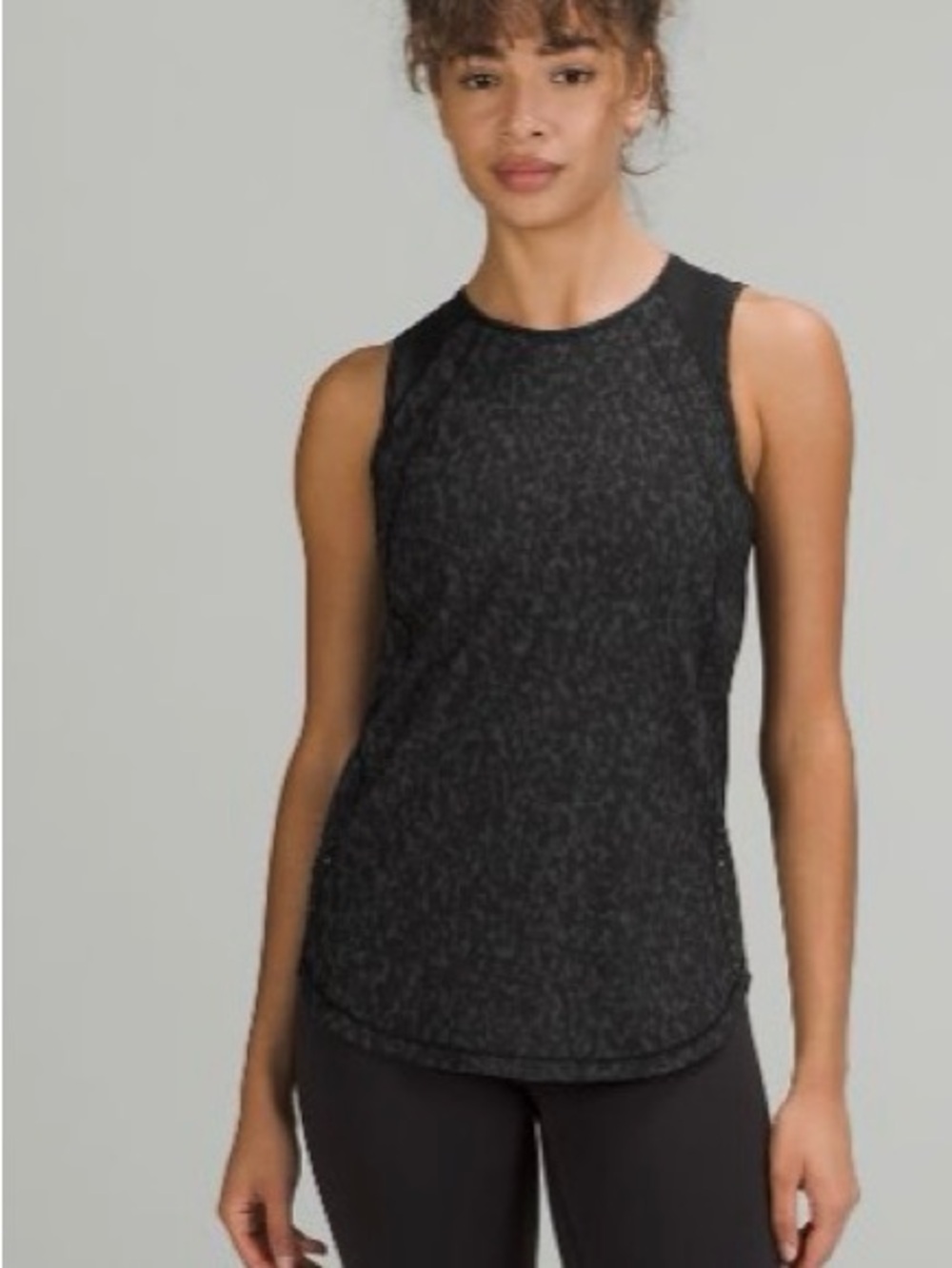 Lululemon Sculpt tank leopard camo